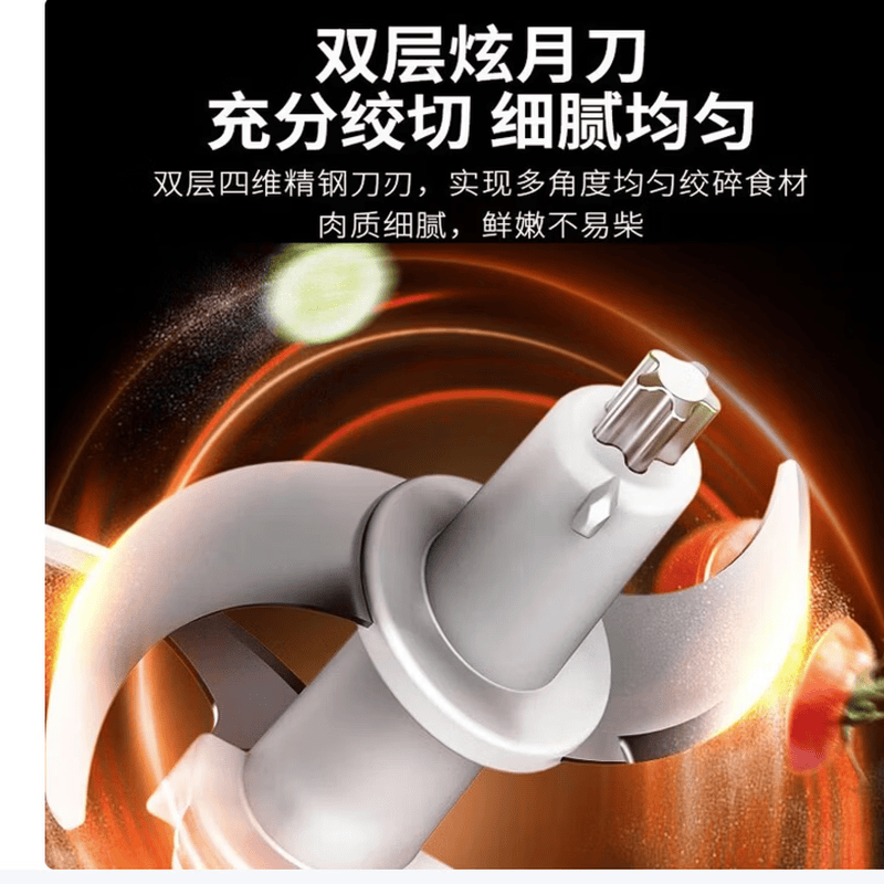 九阳绞肉机多功能碎肉机缤纷料理样样在行料理机1.2L实用容量S12-LA730高清大图