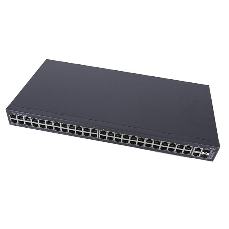 华三(H3C) LS-3100-52TP-SI 48口百兆电+2口千兆光二层企业级网络交换机 网管