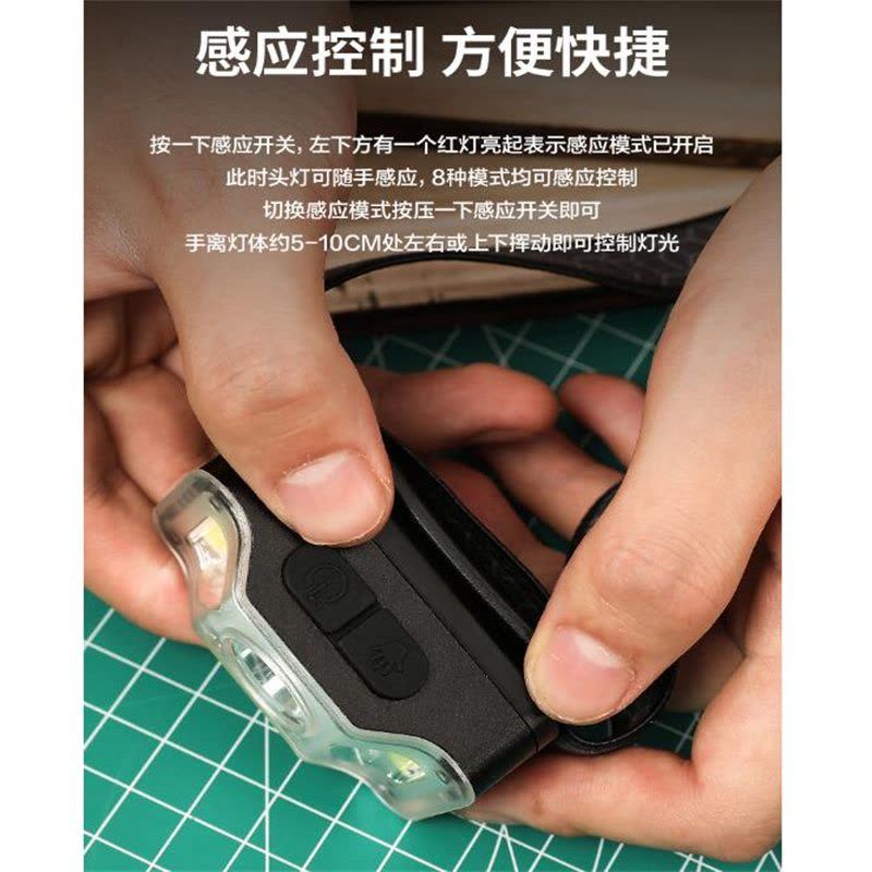 得力(deli)DL5415头戴灯280流明1200mAh感应 2个起订图片