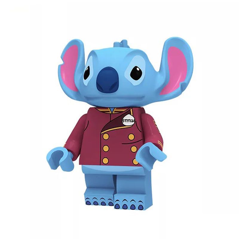 史迪仔 高4厘米 袋装 带站板视频介绍_兼容乐高抽抽乐人仔香蕉人