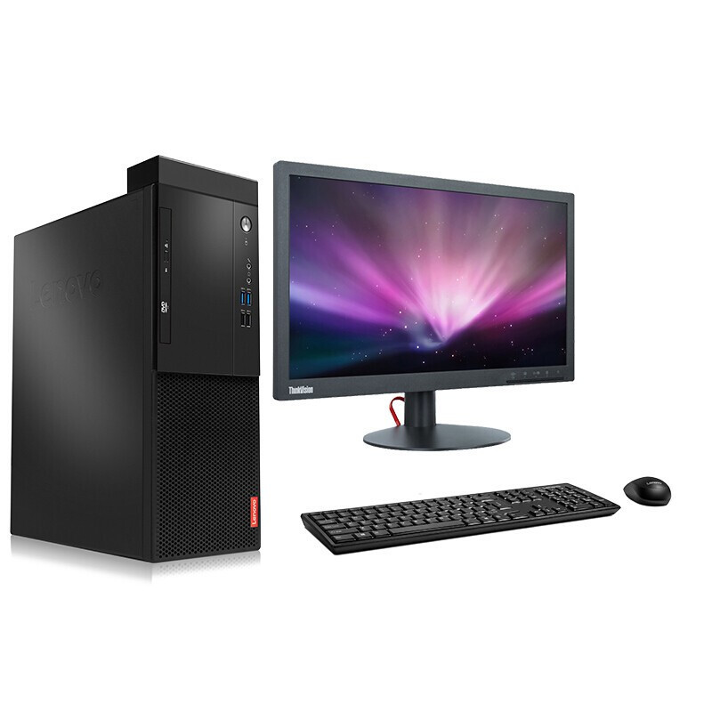 联想(Lenovo)启天M53C R3 2200G 8GB 128gSSD 集成 无光驱 21.5英寸屏