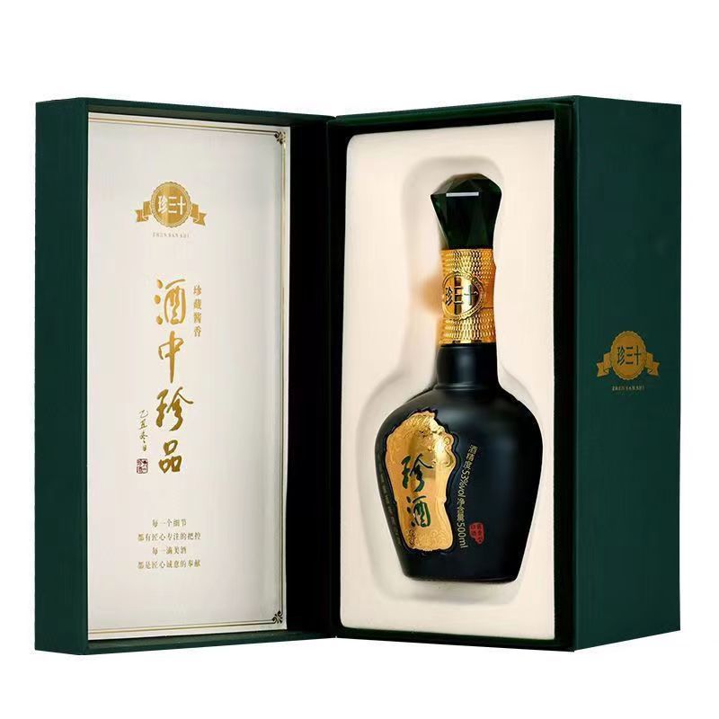 珍酒 珍三十 酱香型白酒 53度 500ml 单瓶装