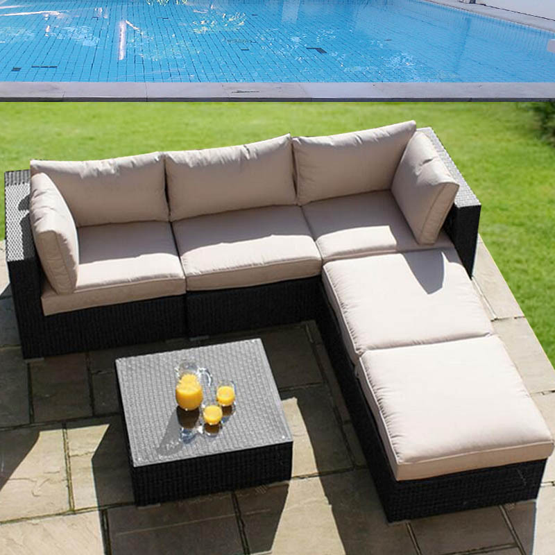 檀星星藤编沙发庭院花园阳光房户外椅室外露天露台阳台藤条沙发转角