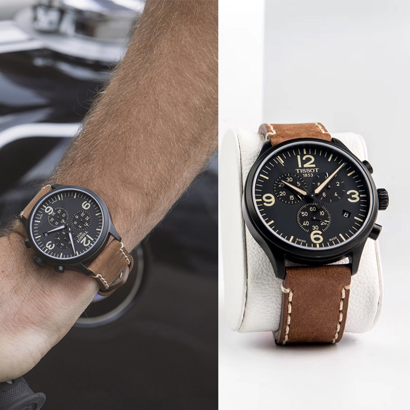 TISSOT 天梭速驰系列皮带男士石英表T116.617.36.057.00