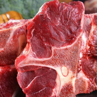 货出六盘 宁夏西吉县谷草饲喂养 六盘山牛肉 精品黄牛牛脖骨切片5斤