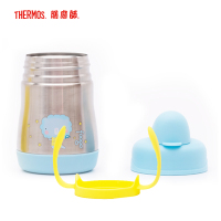 膳魔師(THERMOS)保温杯 TYBS-203 220ml 儿童水杯不锈钢保温学饮杯带手柄宝宝水杯 保温杯 蓝色