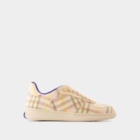 博柏利(BURBERRY)女款休闲 linen混纺透气跑鞋运动鞋春季百搭低帮
