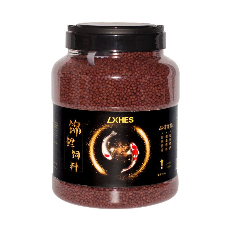 锦鲤鱼螺旋藻增色鱼食金鱼饲料鱼粮观赏专用大小颗粒不浑水增肥型图片
