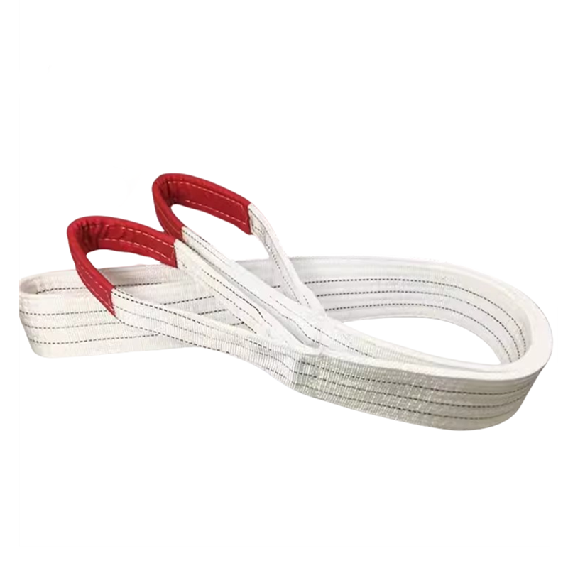 迅迈 吊装带2吨5米 国标起重吊带吊车行车扁平叉车双扣索具拖车绳高清大图