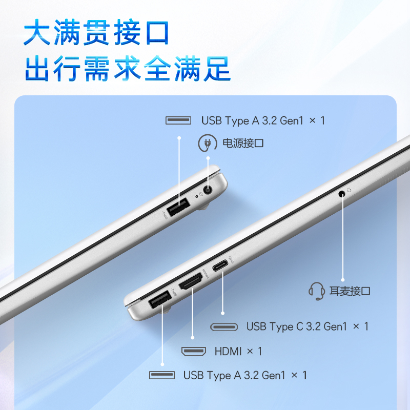 [国补2]惠普HP笔记本电脑星Book15[15-fc0458AU]15.6英寸窄边框轻薄本办公本家用本商用本R5-7520U/16G/1T 银高清大图