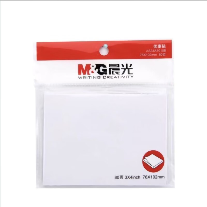 晨光3X4自粘便条纸80(经典)YS-46 1个装高清大图