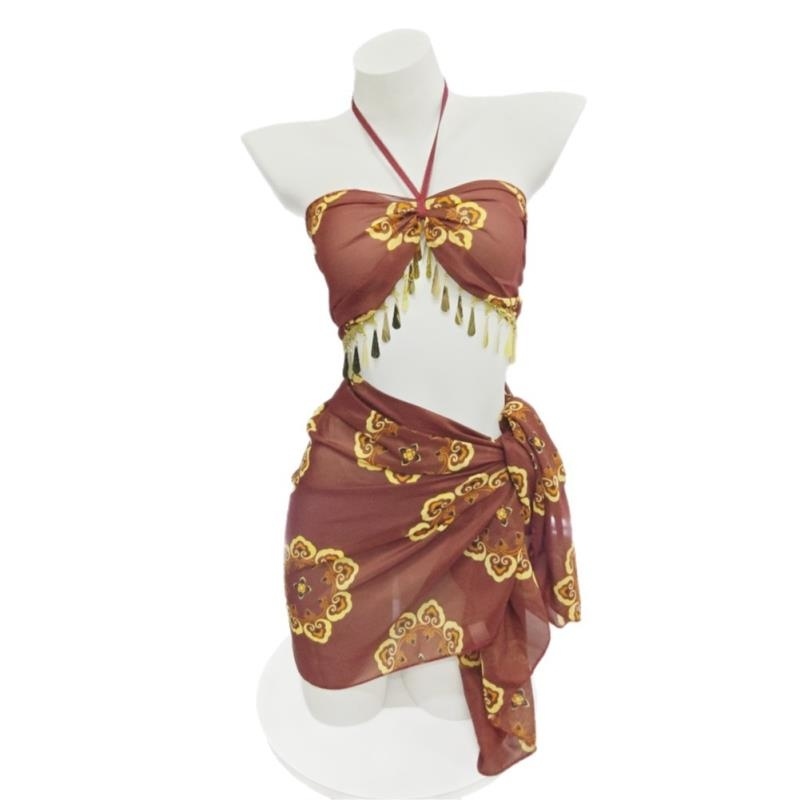 长夜漫漫情趣内衣飞天舞姬异域风情烫金抹胸情趣制服古风汉服1528高清大图