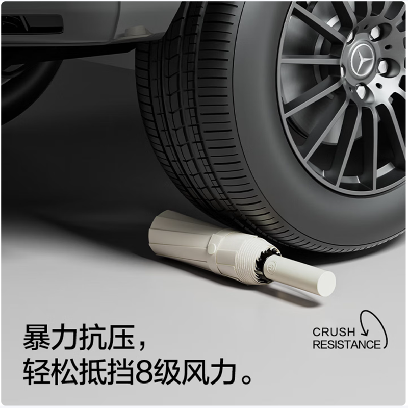天玮伞全自动黑胶双人男女晴雨两用折叠伞高清大图