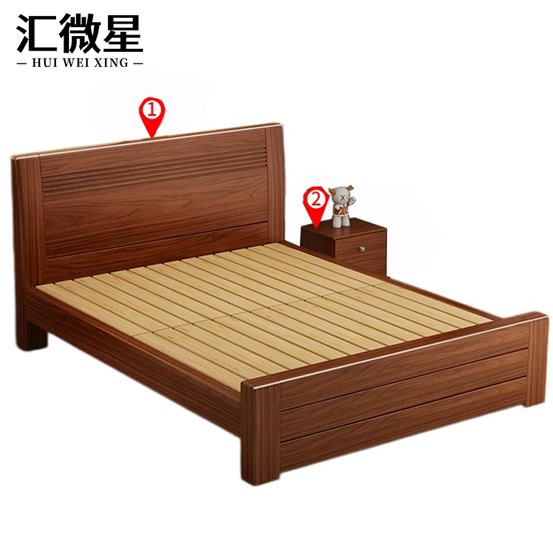 汇微星单人床高清大图