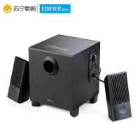 Edifier/漫步者 X100V 多媒体2.1声道电脑有源音响木质低音炮音箱 黑色