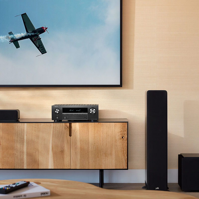 denon天龙功放机avrx580bt家用功放大功率蓝牙52声道8k