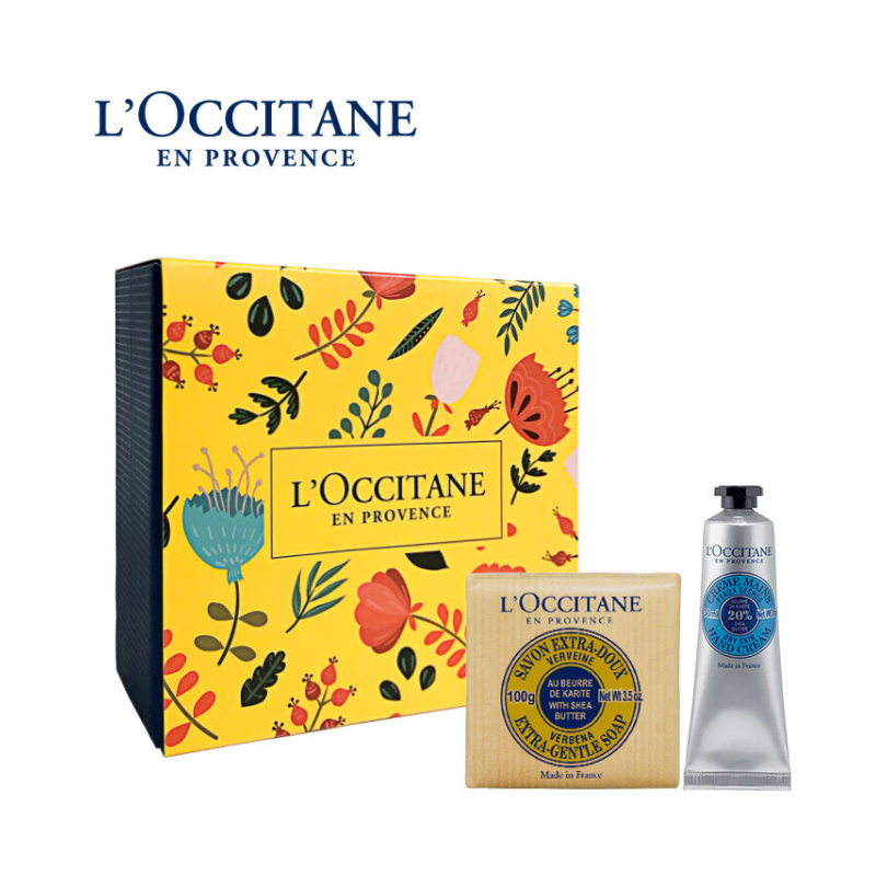 欧舒丹(L'OCCITANE) 洁肤皂护手霜两件套