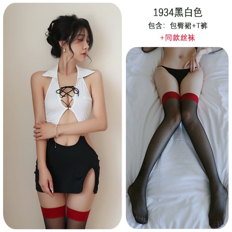 长夜漫漫情趣内衣性感秘书包臀裙角色扮演夜店免脱制服诱惑装1934图片