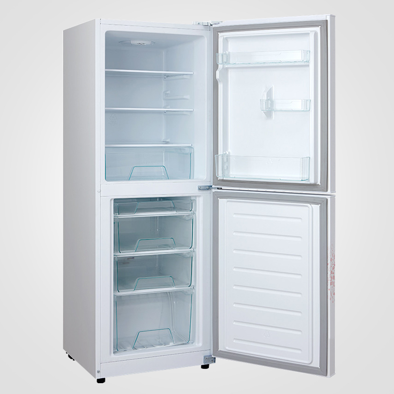 美的(Midea)BCD-169CM(E) 169升 升级款 时尚新外观 低温不停机直冷冰箱家用冰箱 双门两门小冰箱
