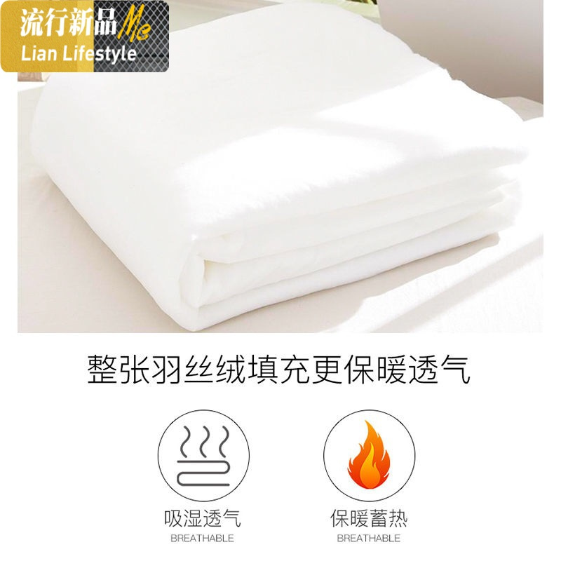 冬被加厚保暖被子春秋被双人轻薄被芯单人学生被空调被太空被秋冬 三维工匠