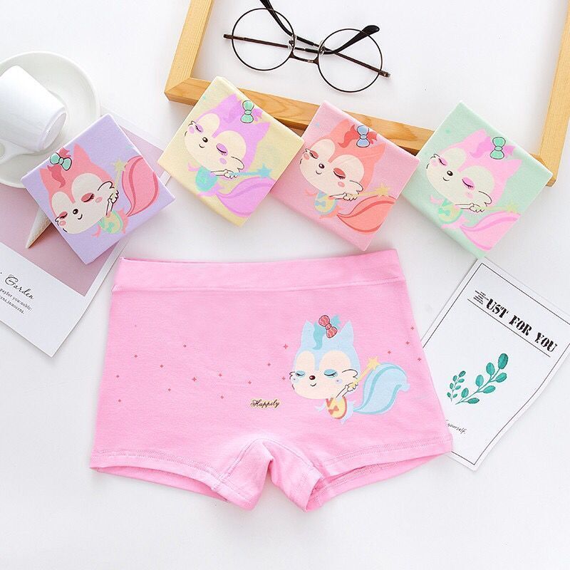 女童内裤棉平角裤儿童内裤女小中大童小学生五年级小女孩四角裤衫伊格