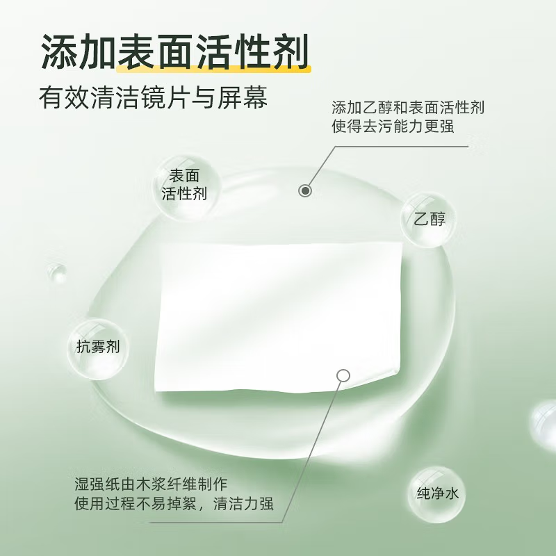 镜片湿巾