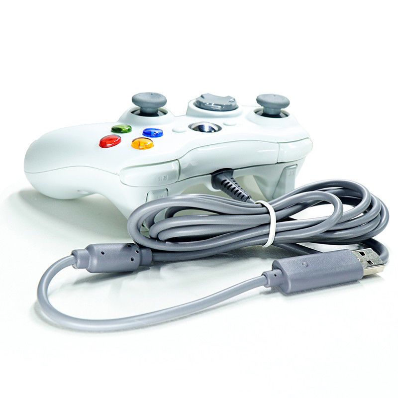 全新XBOX360手柄USB有线游戏手柄PC steam电脑游戏手柄 360有线手柄PC端黑