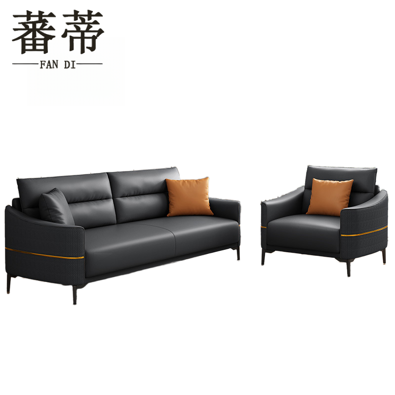 蕃蒂接待沙发1+3组高清大图