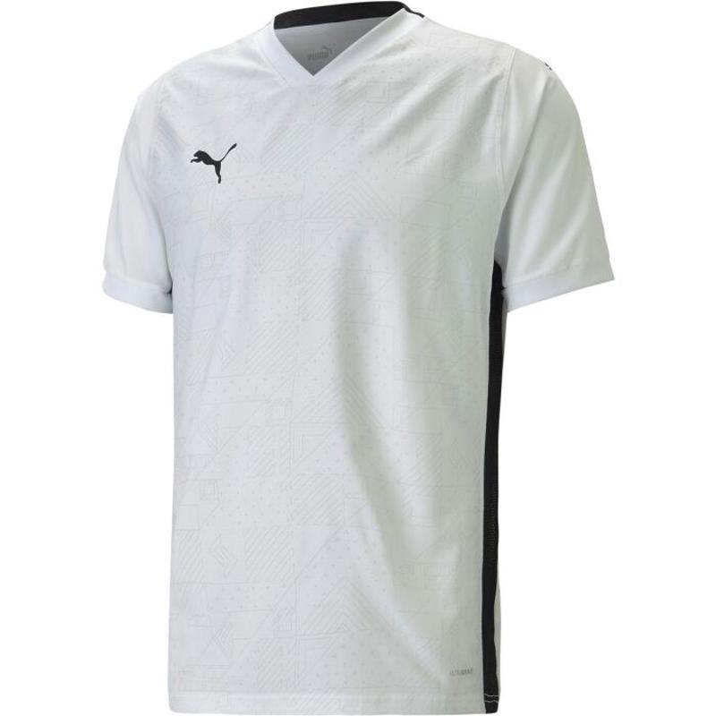 彪马(Puma)男款吸湿排汗运动T恤 soccer jersey 足球训练衫透气舒