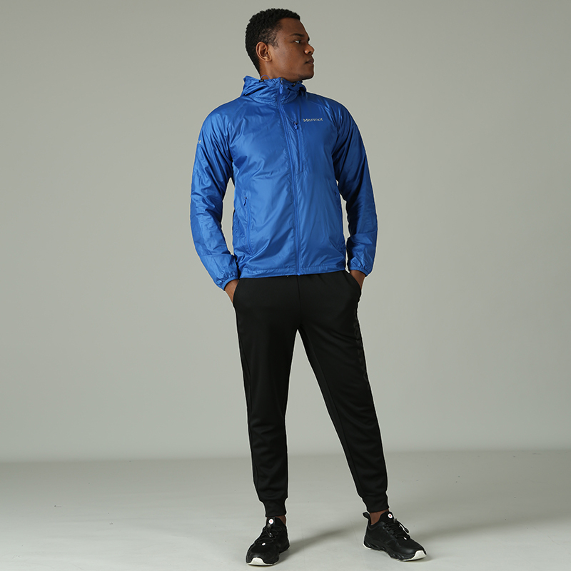 marmot土拨鼠男子户外休闲防风保暖带帽神衣x52735