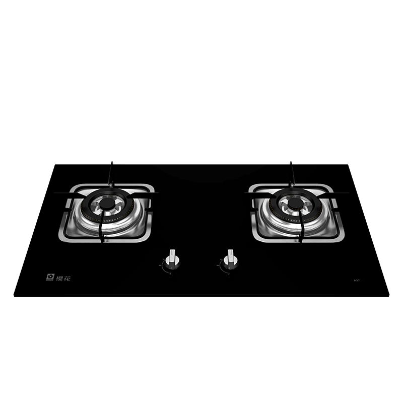 樱花(Sakura)嵌入式燃气灶A635G 煤气灶 钢化玻璃 天然气双灶猛火灶 台式灶具