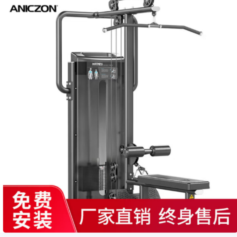 亿迈(AN) 高位下拉训练器高低拉背双功能高低拉综合训练器健身器材