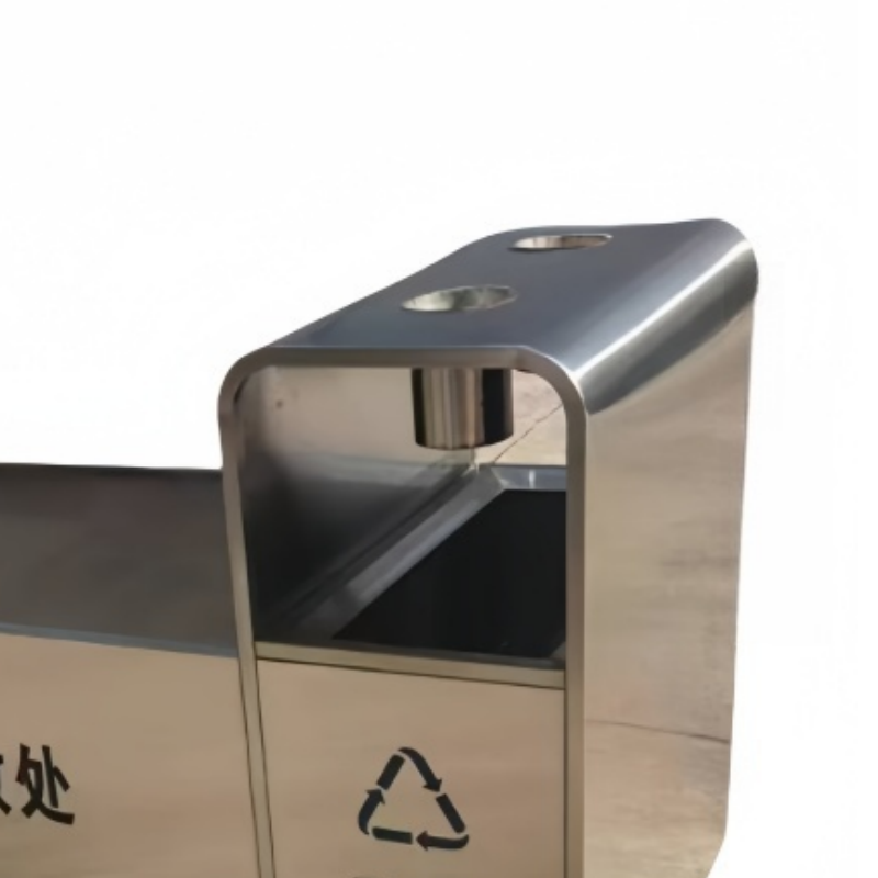 不锈钢垃圾投放箱170*80*80cm组高清大图