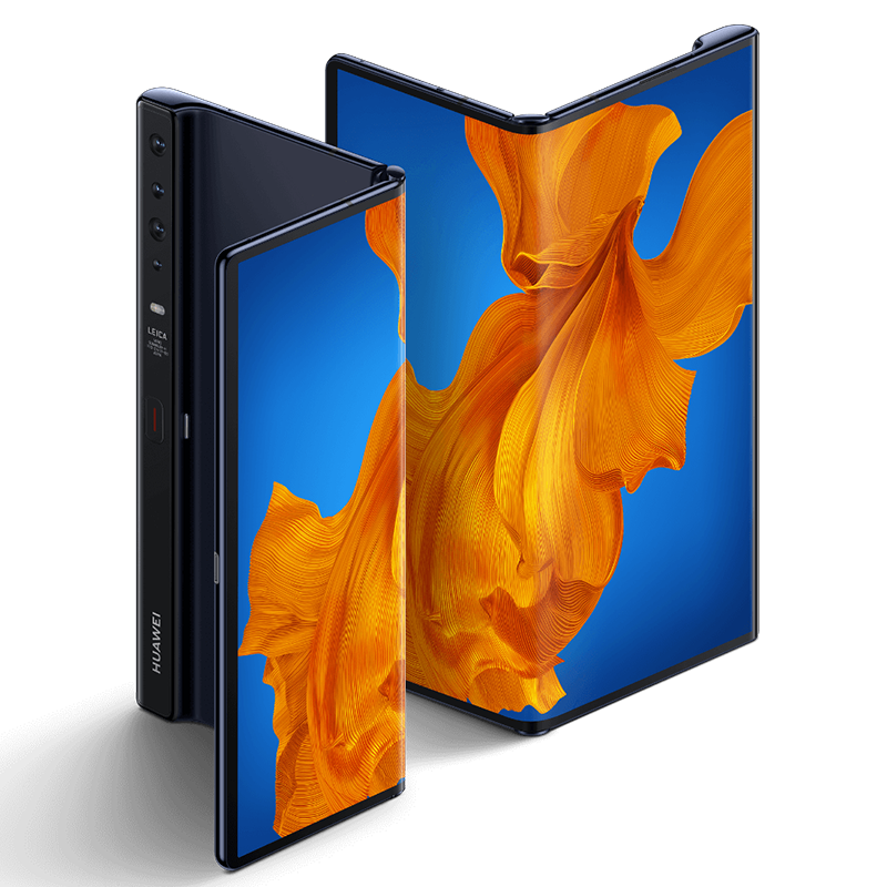 华为折叠手机matexs5g麒麟990soc旗舰芯片8英寸可折叠全面屏视频