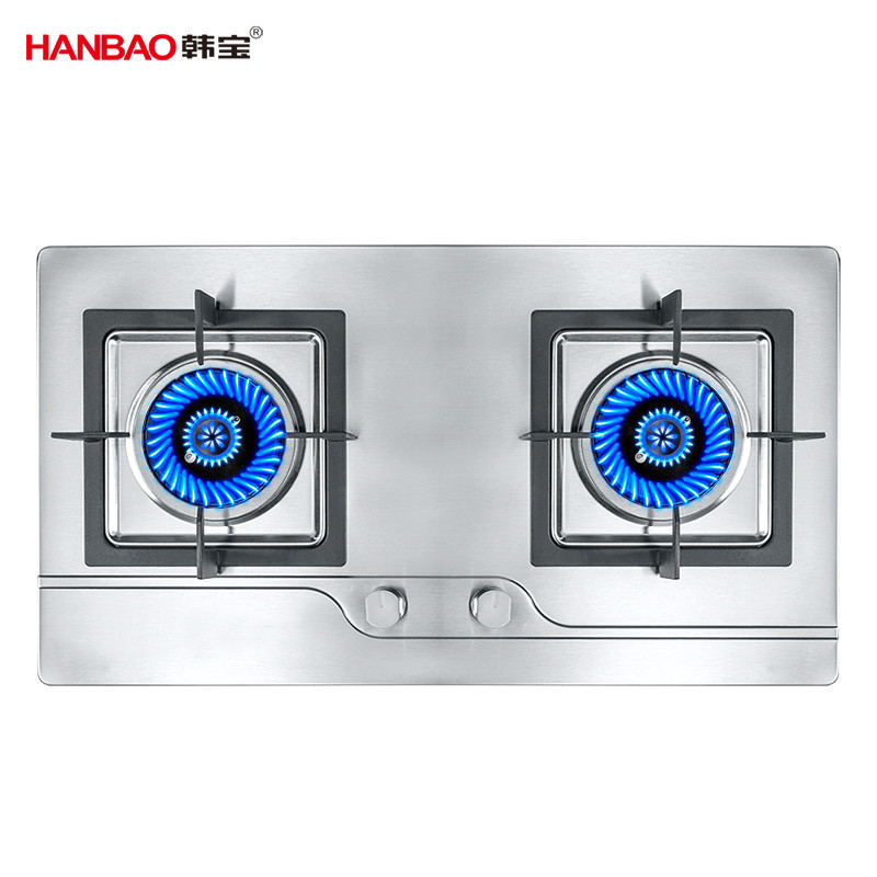 韩宝(HANBAO)交错好火嵌入式燃气灶天然气 煤气灶液化气 双灶 灶具DSG09