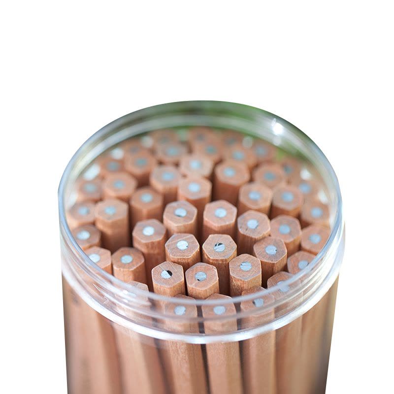 齐心 MP2012 原木铅笔 2B 30支/筒 黑图片