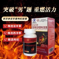 内廷上用北京同仁堂西洋参淫羊藿枸杞胶囊0.45g/粒*30粒*1瓶
