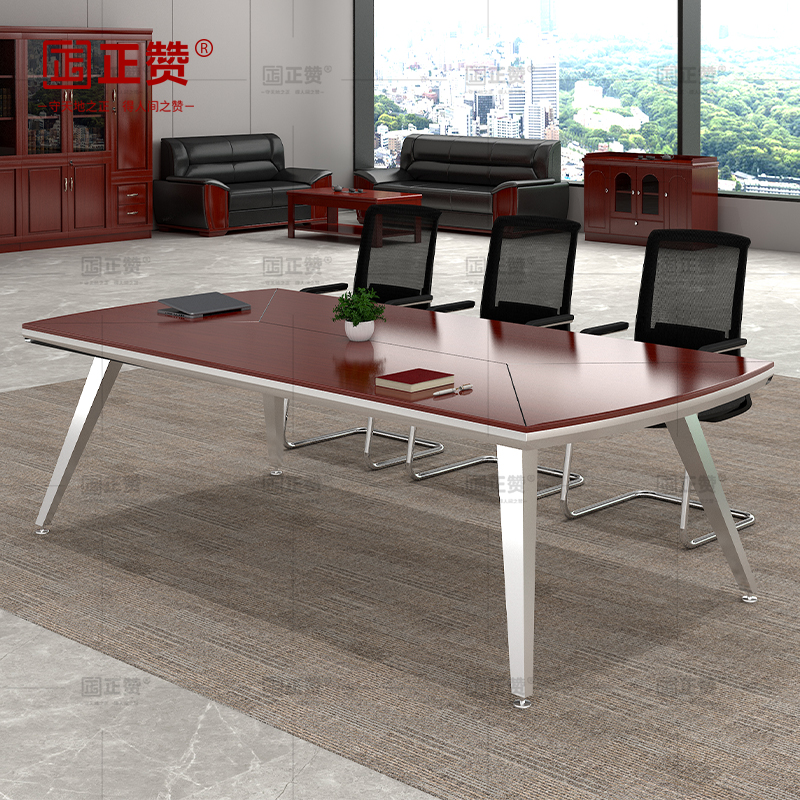 正赞 会议桌洽谈桌长桌 2000*1000*760mm高清大图