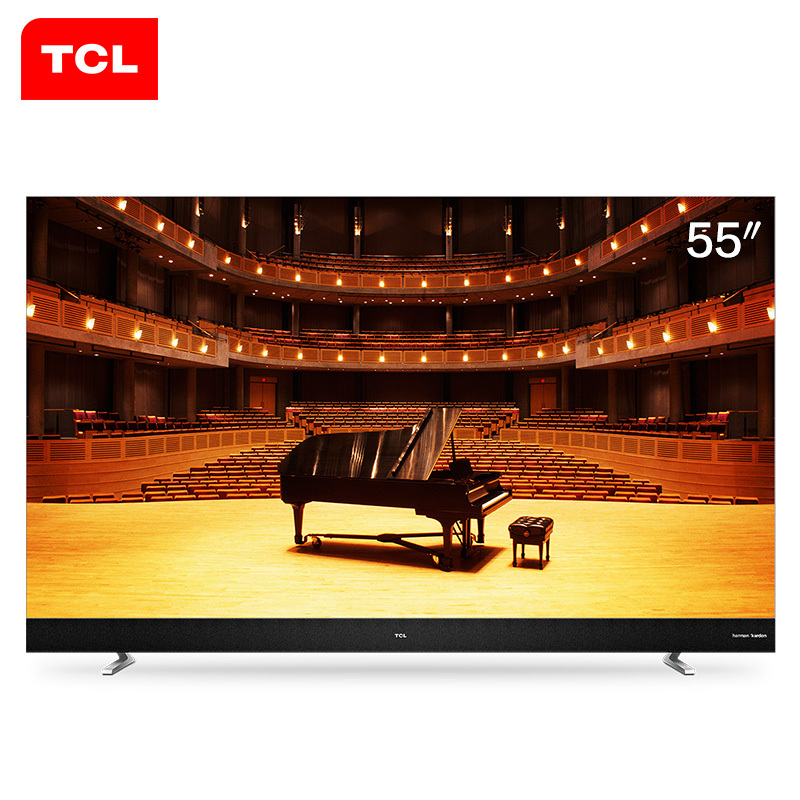 tcl55a950u55英寸4k超高清超薄窄边哈曼卡顿音响32核人工智能全面屏