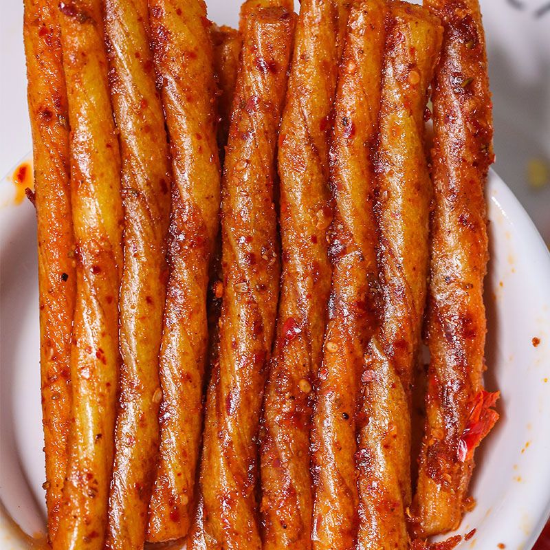 麻辣王子素牛筋面筋香辣湖南特产玉峰品素品休闲零食辣条校园怀旧玉峰