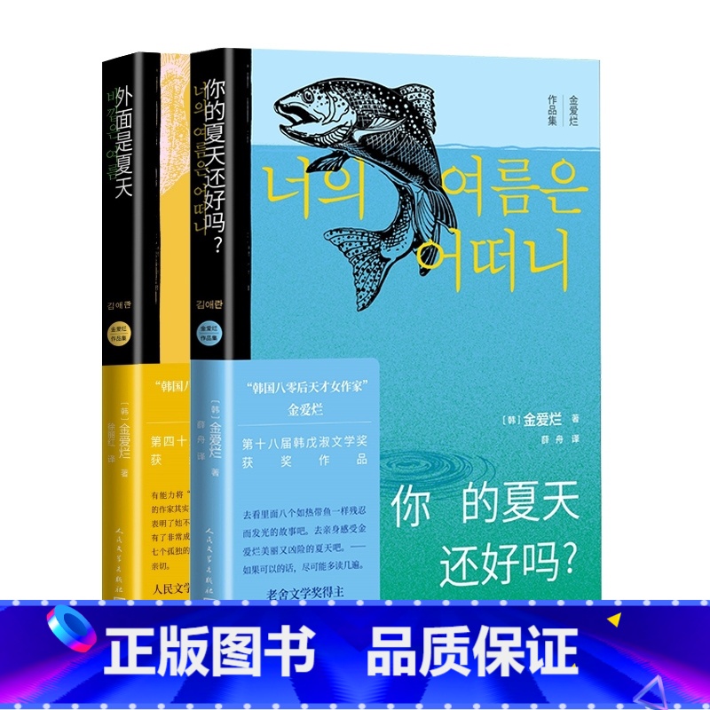 [正版]金爱灿作品2册 你的夏天还好吗+外面是夏天共2册 韩国文学短篇小说集高清大图