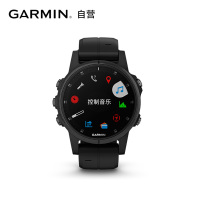 佳明GARMIN飞耐时5sPlus健身音乐时尚NFC支付GPS导航户外运动功能手表防水100m(中文蓝宝石版 深邃黑)