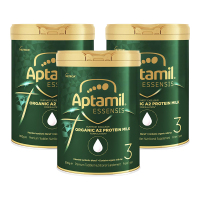 澳洲发/3罐装-爱他美(aptamil)绿色奇迹有机A2蛋白配方奶粉3段900g/罐装 进口婴幼儿三段奶粉 12个月以上