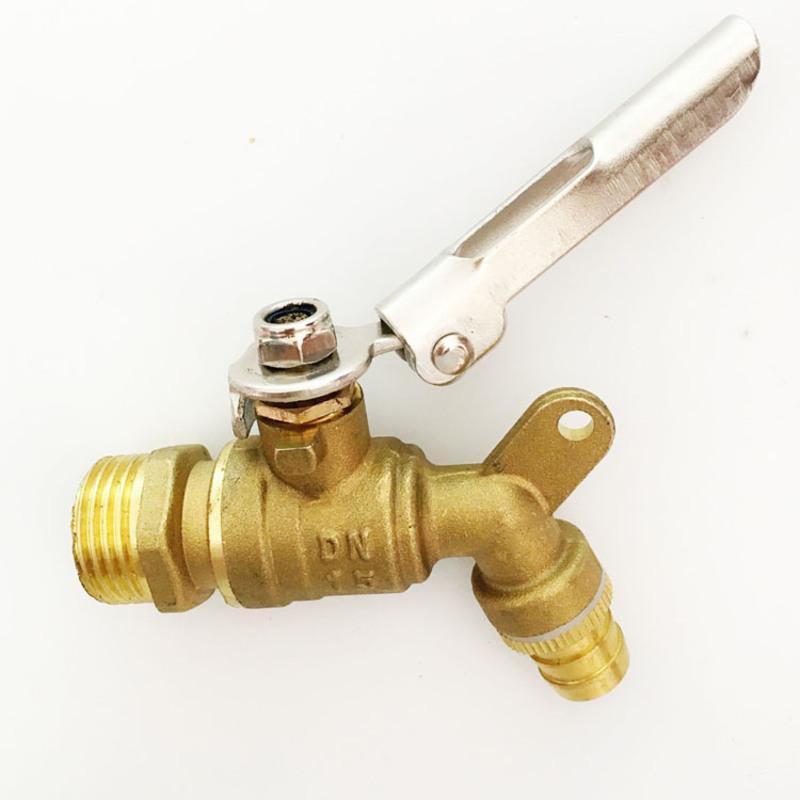 铜挂锁水龙头带钥匙水龙头防盗水龙头户外全铜水龙头自行加锁铜龙头不