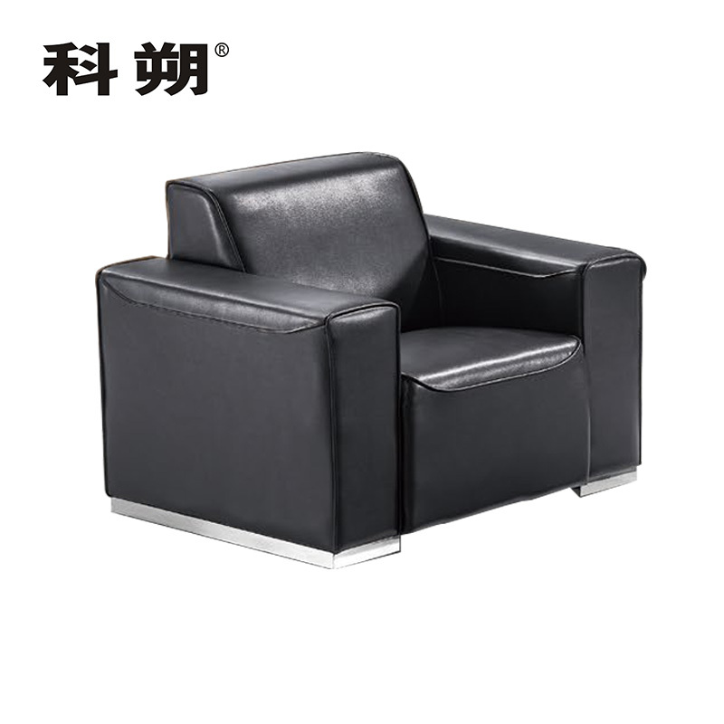 科朔 沙发 办公接待沙发商务沙发 牛皮单人位 XTD8611N
