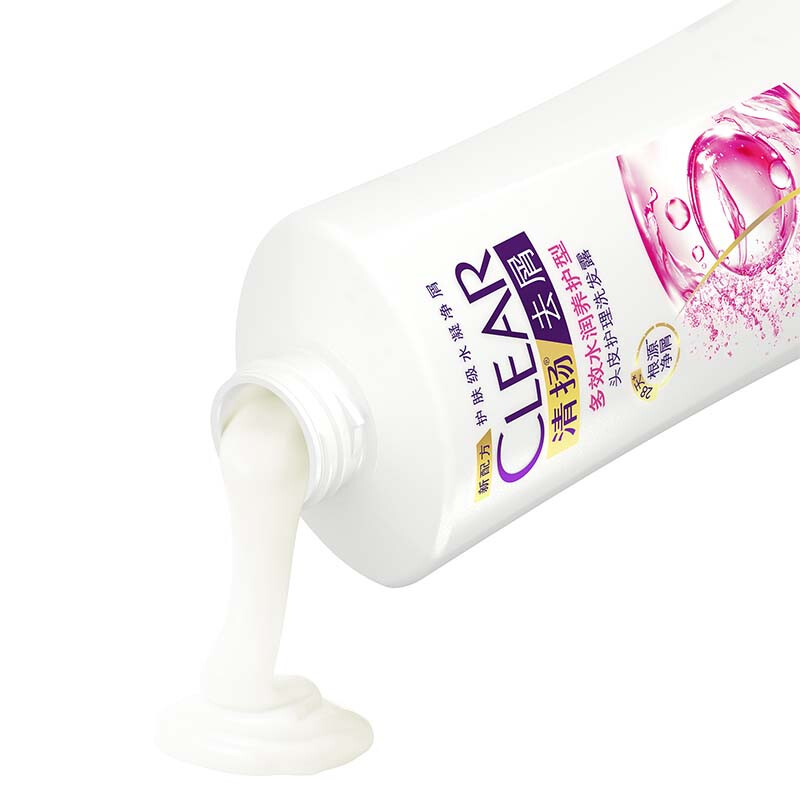 清扬(CLEAR)去屑洗发水持久留香 多效水润500g 净屑蓬松洗发露洗头膏高清大图