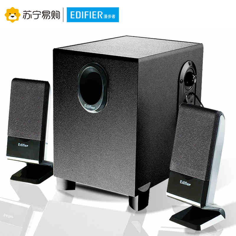 Edifier/漫步者 R101BT 2.1声道台式电脑有源音响蓝牙重低音炮音家用音箱 黑色高清大图