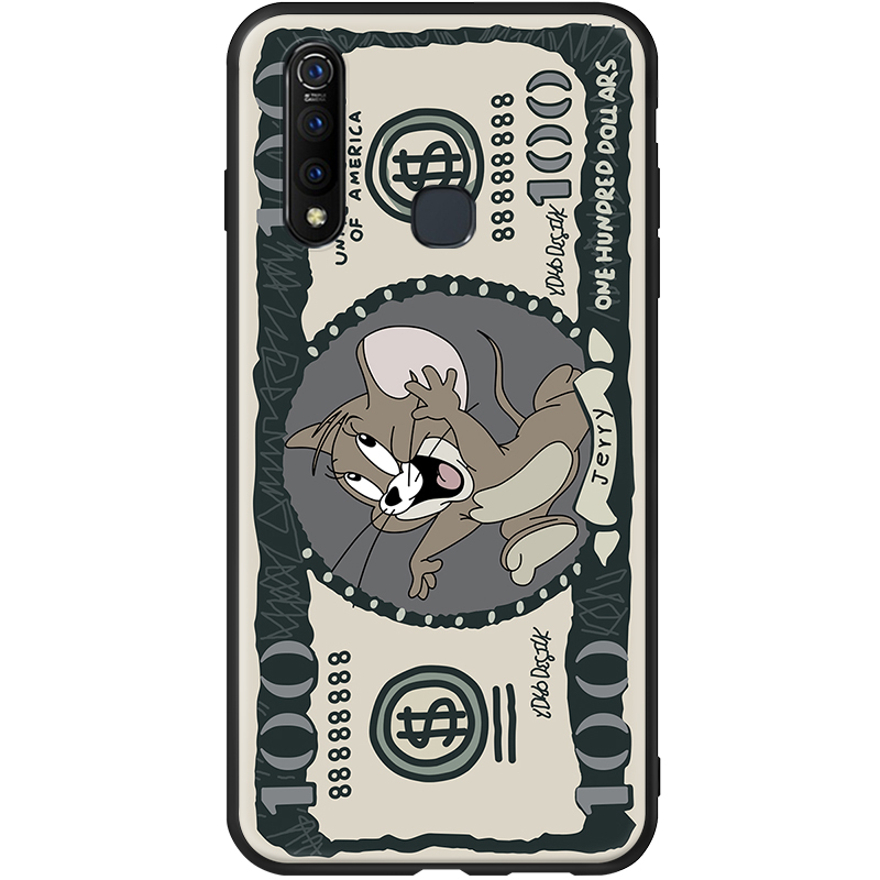 美元钞票鼠年杰瑞手机壳适用vivoz5xnex3iqooneos15pro真智力视频
