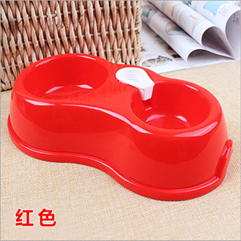 宠物喂食器自动饮水器大型犬金毛狗食盆猫咪喂水投食器宠物组合盆定制红色双碗饮水喂食器28 5 17 7cm报价 参数 图片 视频 怎么样 问答 苏宁易购