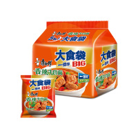 康师傅五连包大食袋香辣牛肉面 147g*10袋方便面泡面BIG大食袋